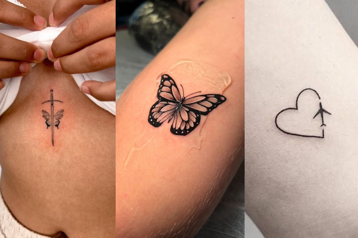 tatuagem minimalista moderna