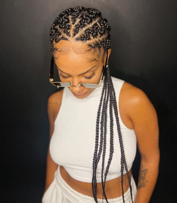 como fazer desenho de coração no baby hair nagô