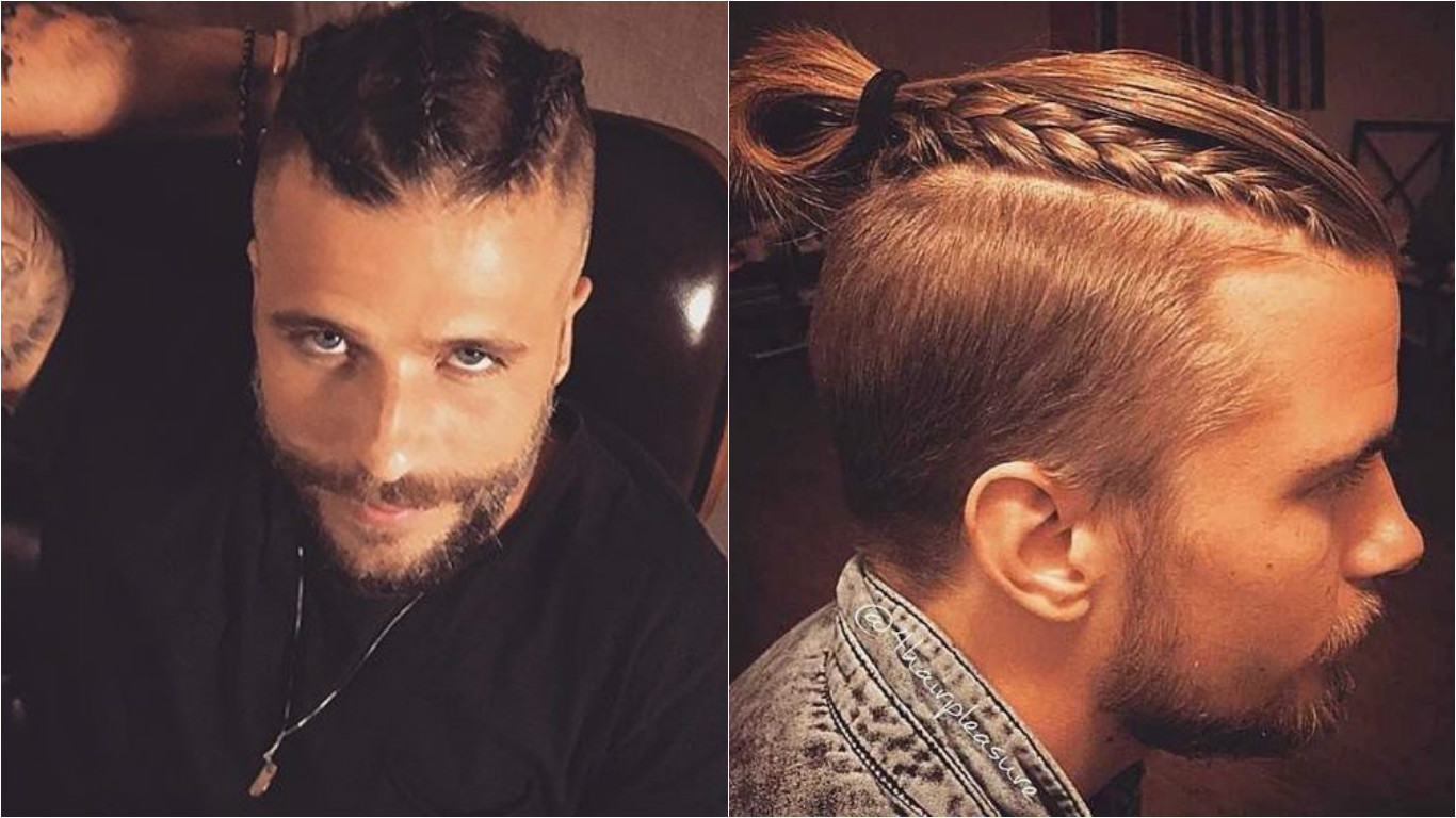 melhores tranças viking para cabelo curto masculino