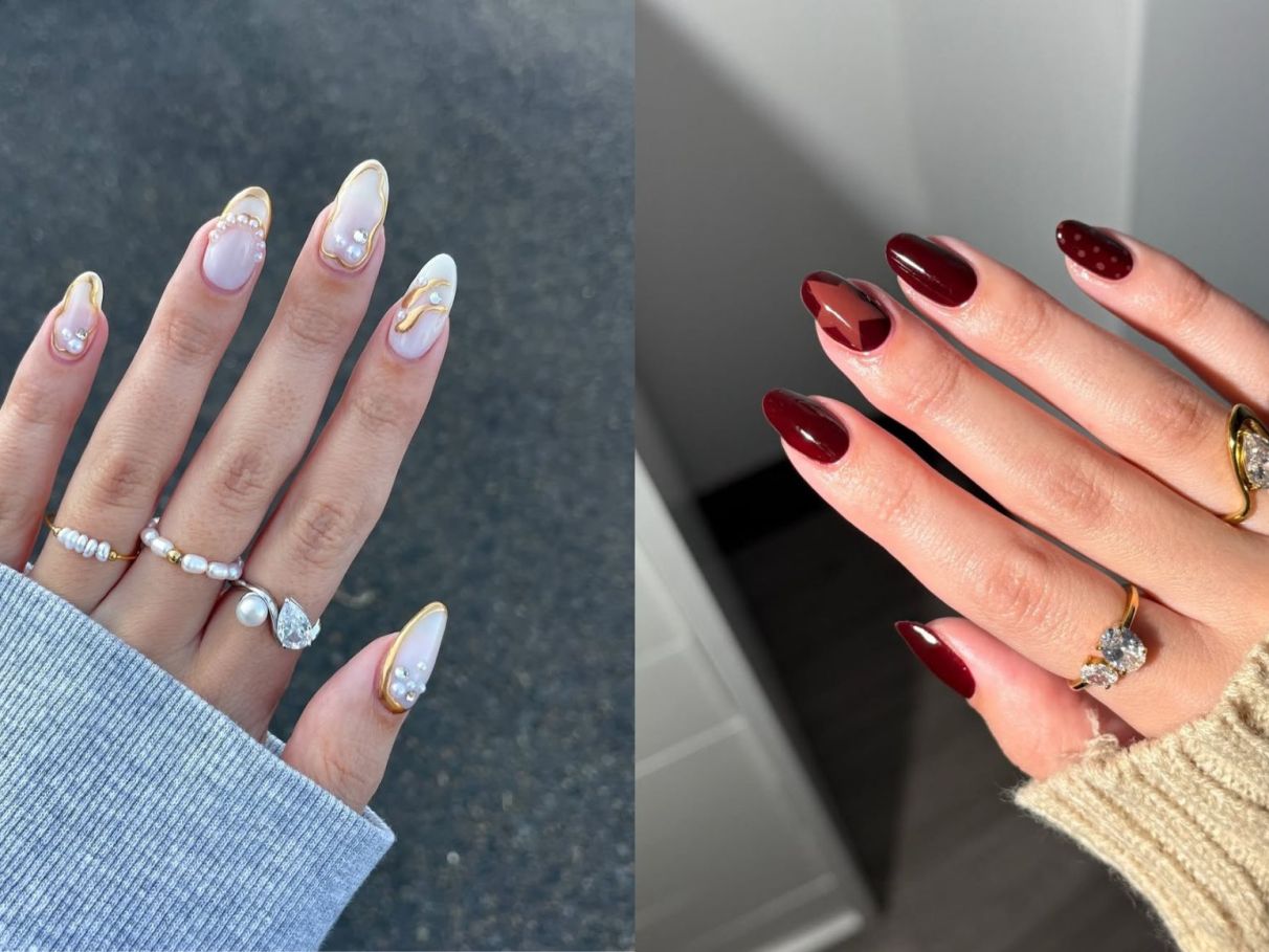 ideias de unhas amendoadas