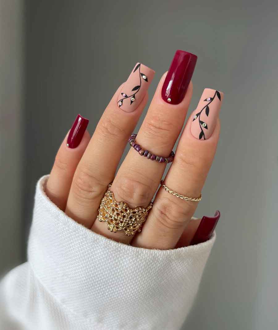 unhas natalinas clássicas versus modernas qual escolher