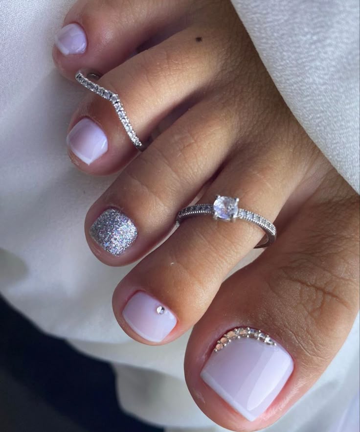 ideias de unhas do pé decoradas para o verão