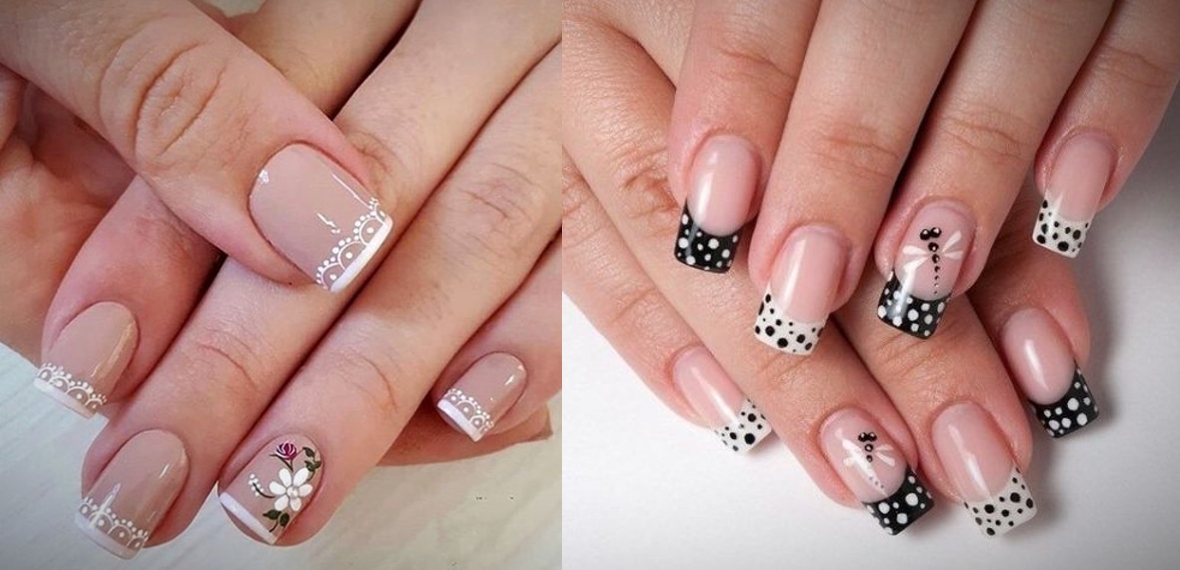 Unhas em gel Baby Boomer