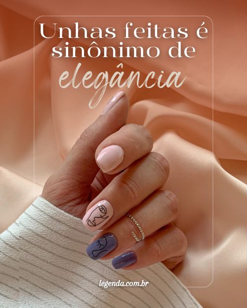 ideias de frases para status de unhas bonitas