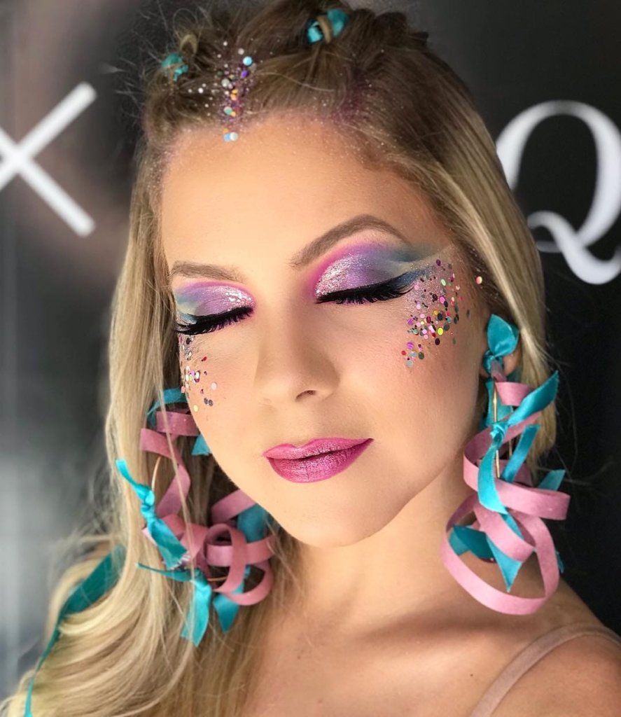 quanto custa maquiagem carnaval sereia unicórnio