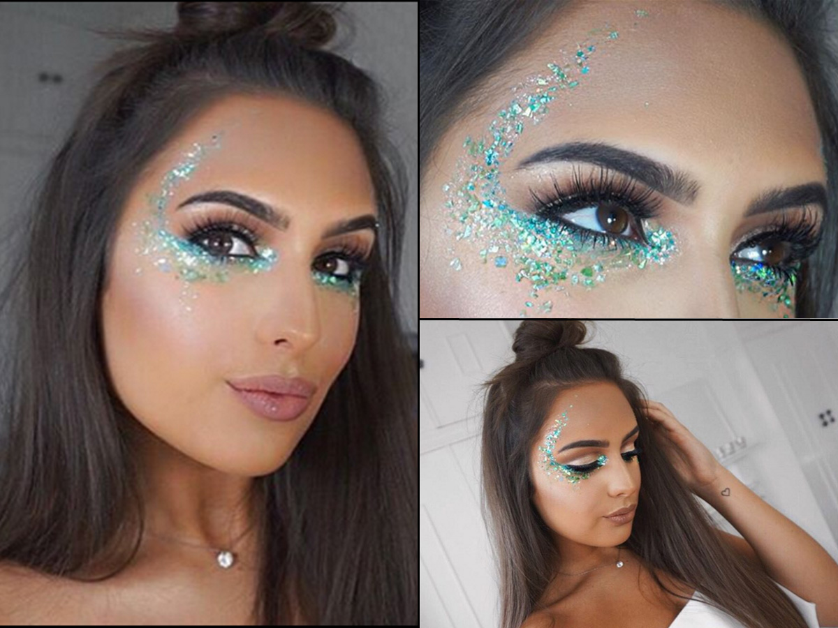 glitter comum ou biodegradável carnaval