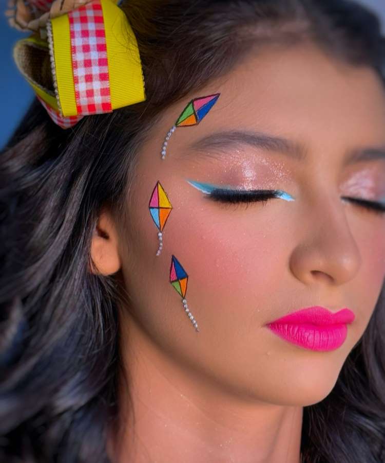 ideias maquiagem festa junina criativa