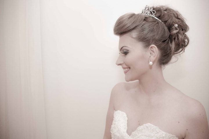 como fazer topete em penteado semipreso noiva