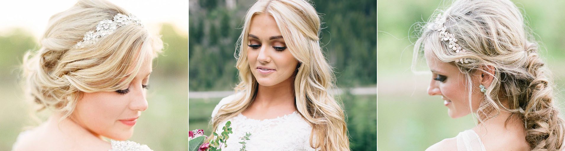 ideias de penteados para noiva baixinha que alongam