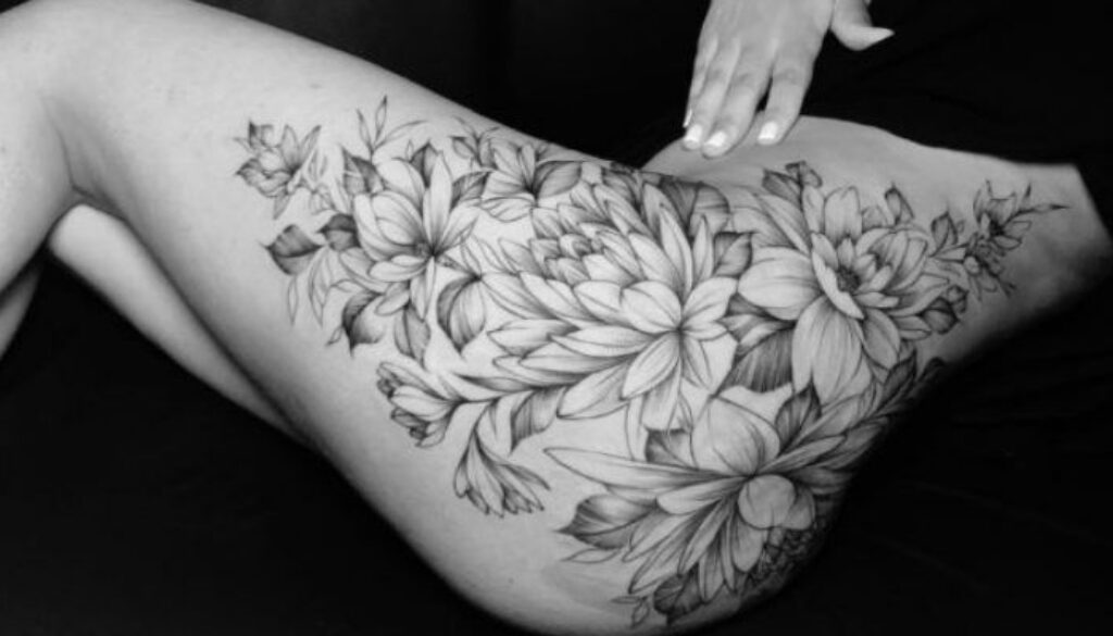 significado flor cempasúchil tatuagem catrina