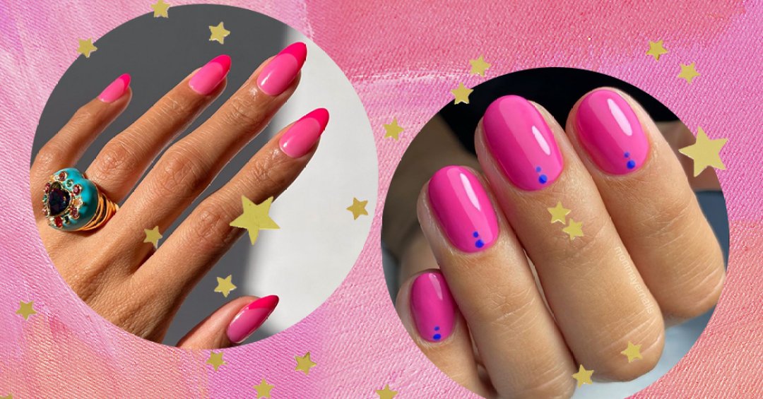 unhas pink neon vs rosa suave qual escolher 2026
