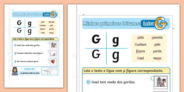 nomes de idiomas com g