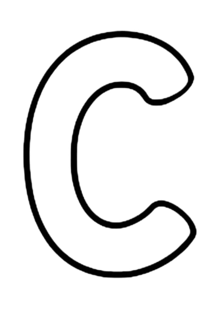 desenhos da letra c