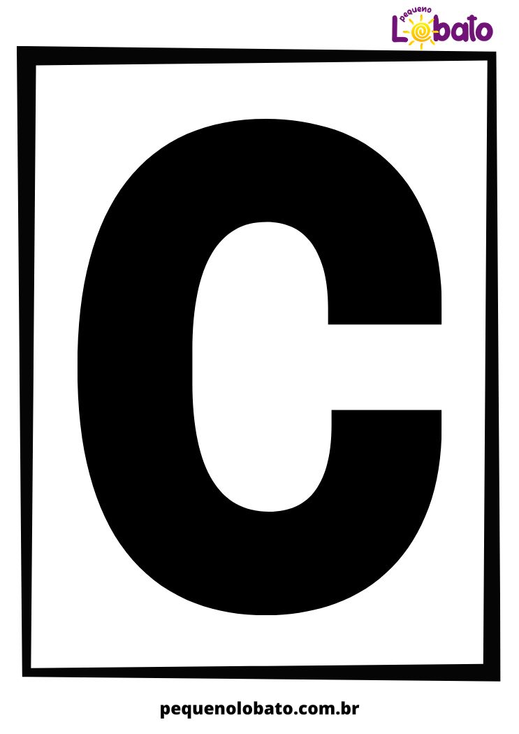 letra c para imprimir