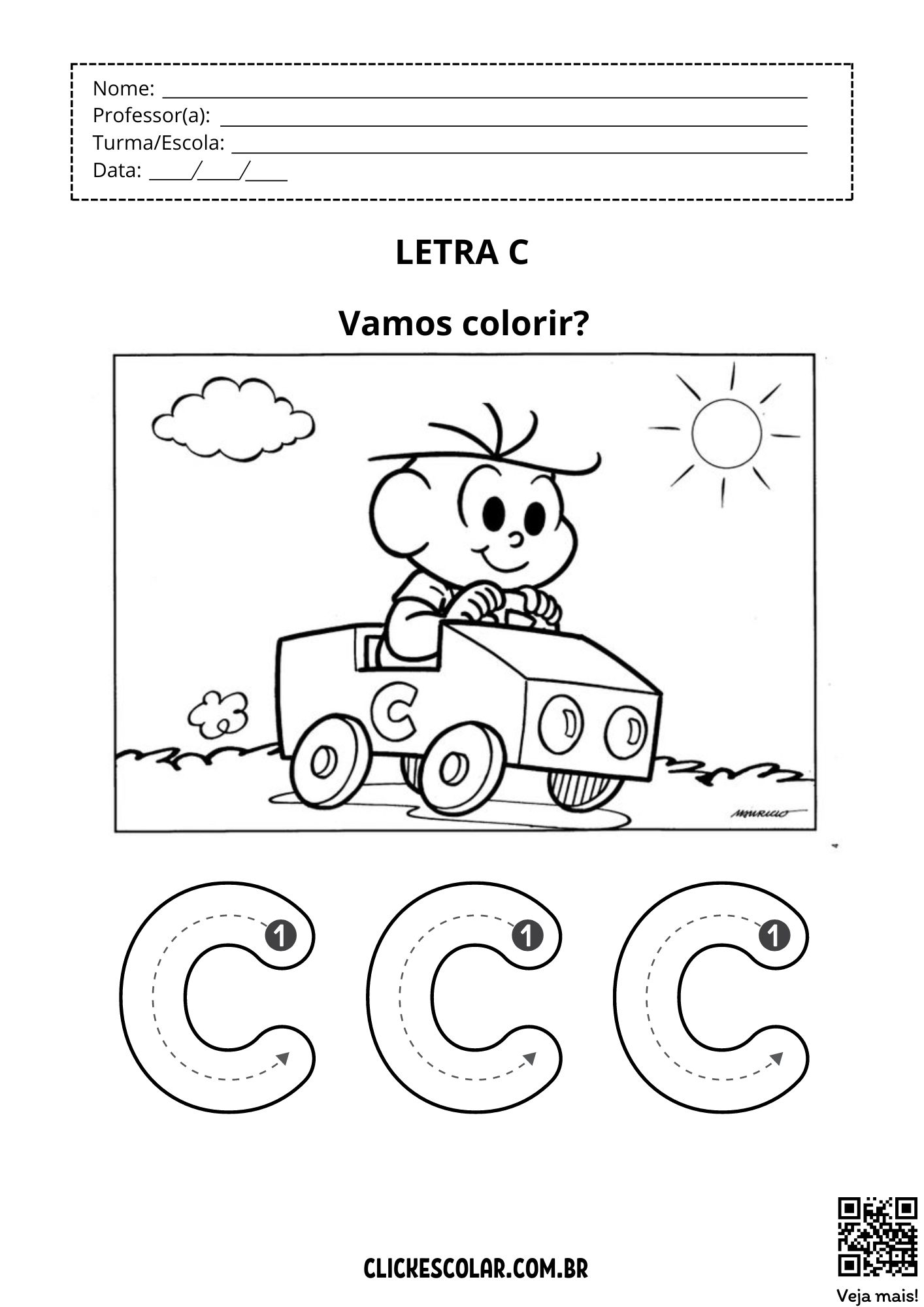 imagens de objetos com a letra c