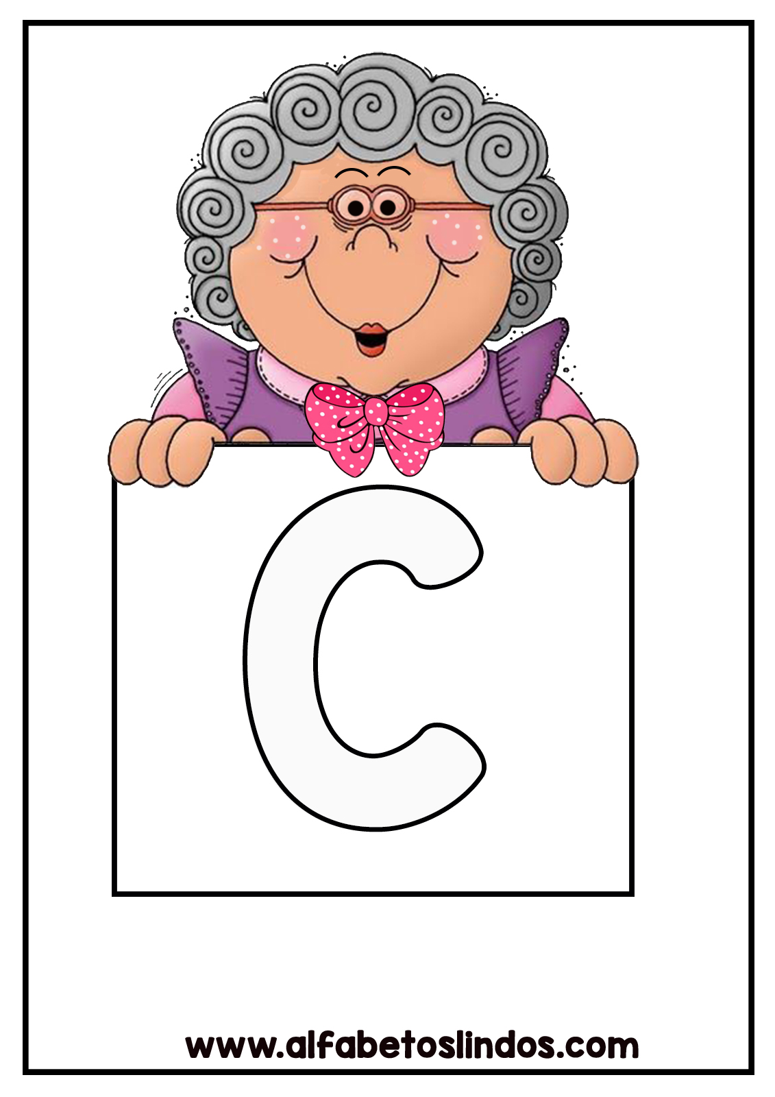 colorir letra c