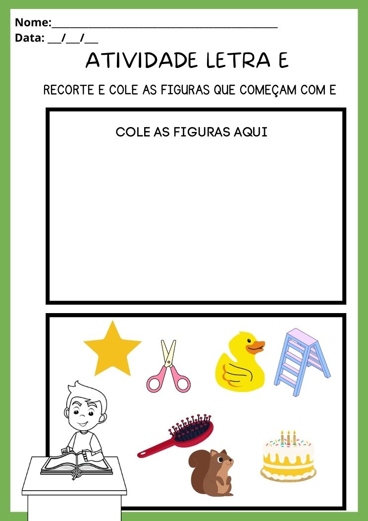 imagens de letras com a letra e