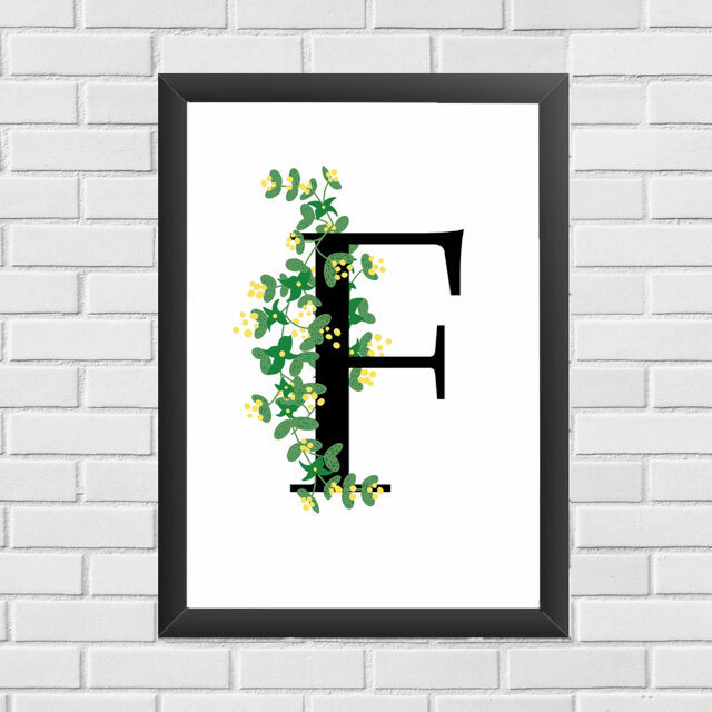 ideias criativas de imagens com a letra f para imprimir