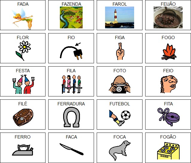 erros comuns ao imprimir atividades com a letra f