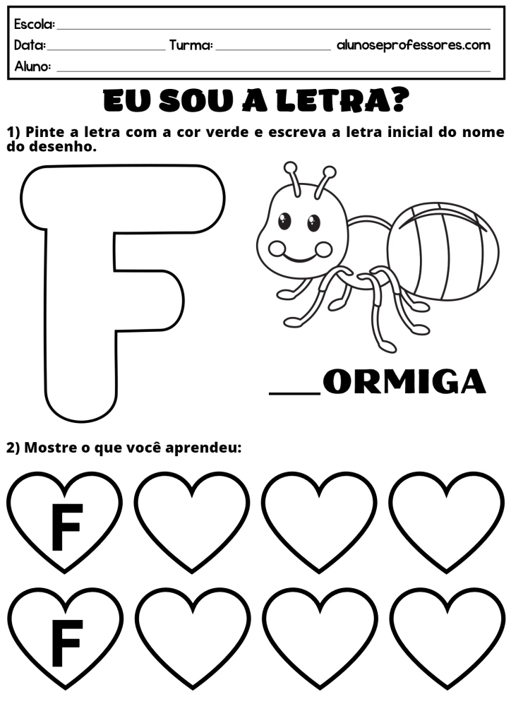 download gratuito de imagens com a letra f para imprimir