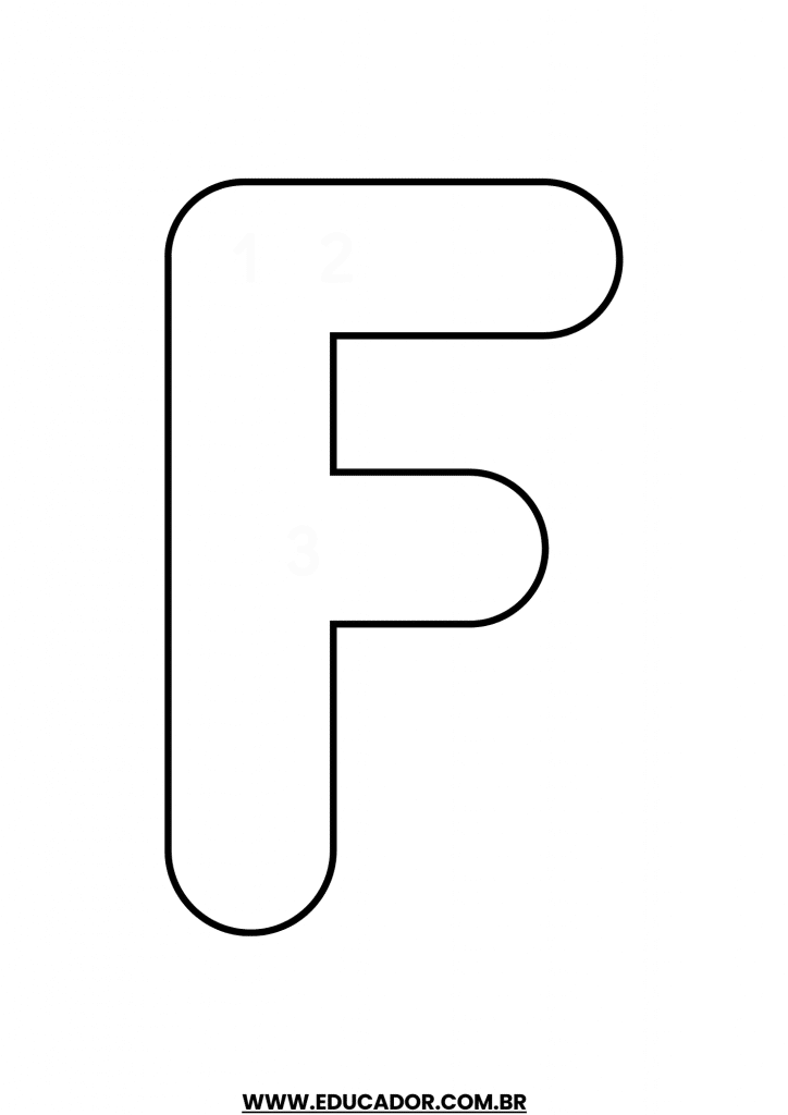 erros comuns ao imprimir atividades com a letra f