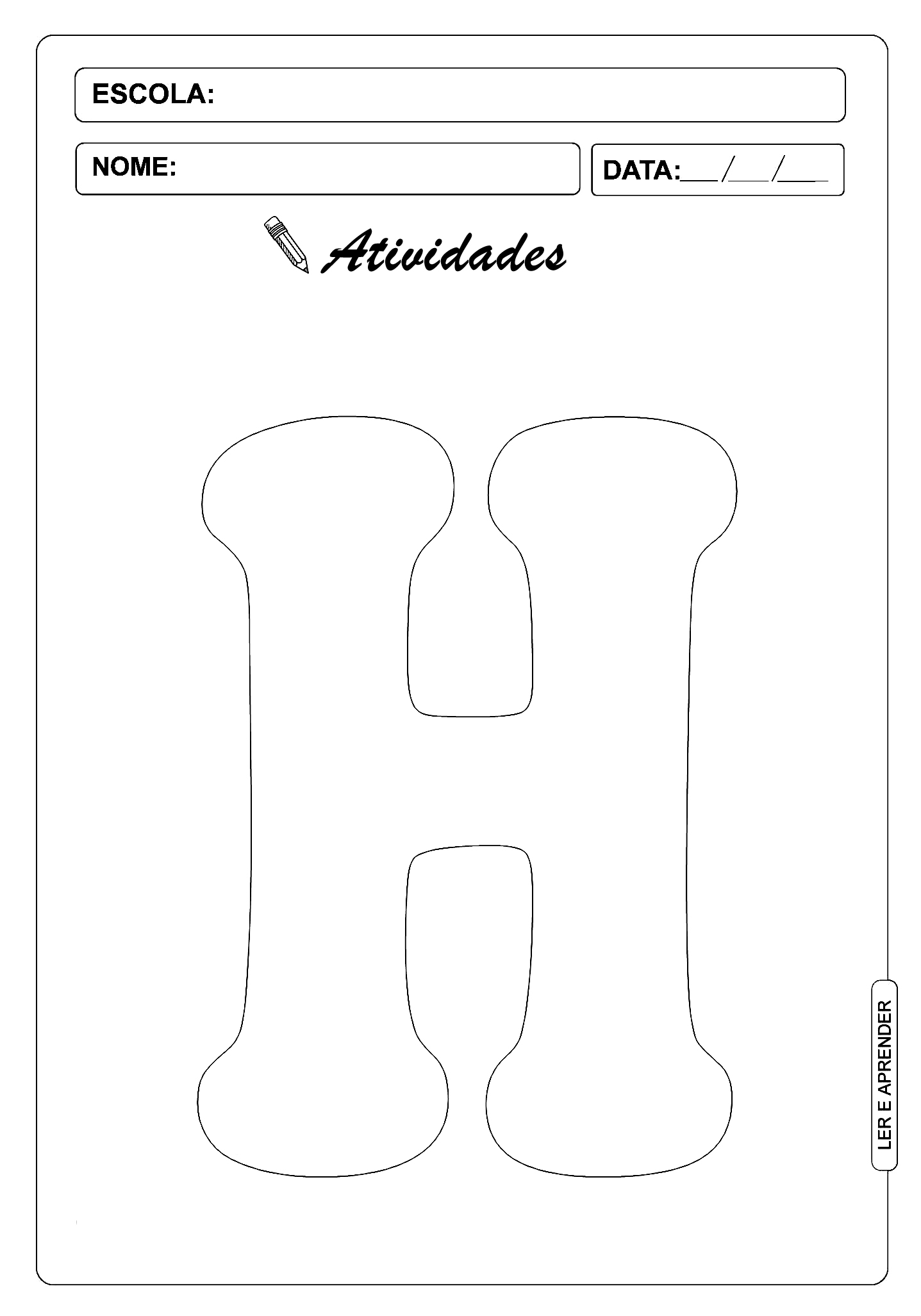 harpa desenho para imprimir