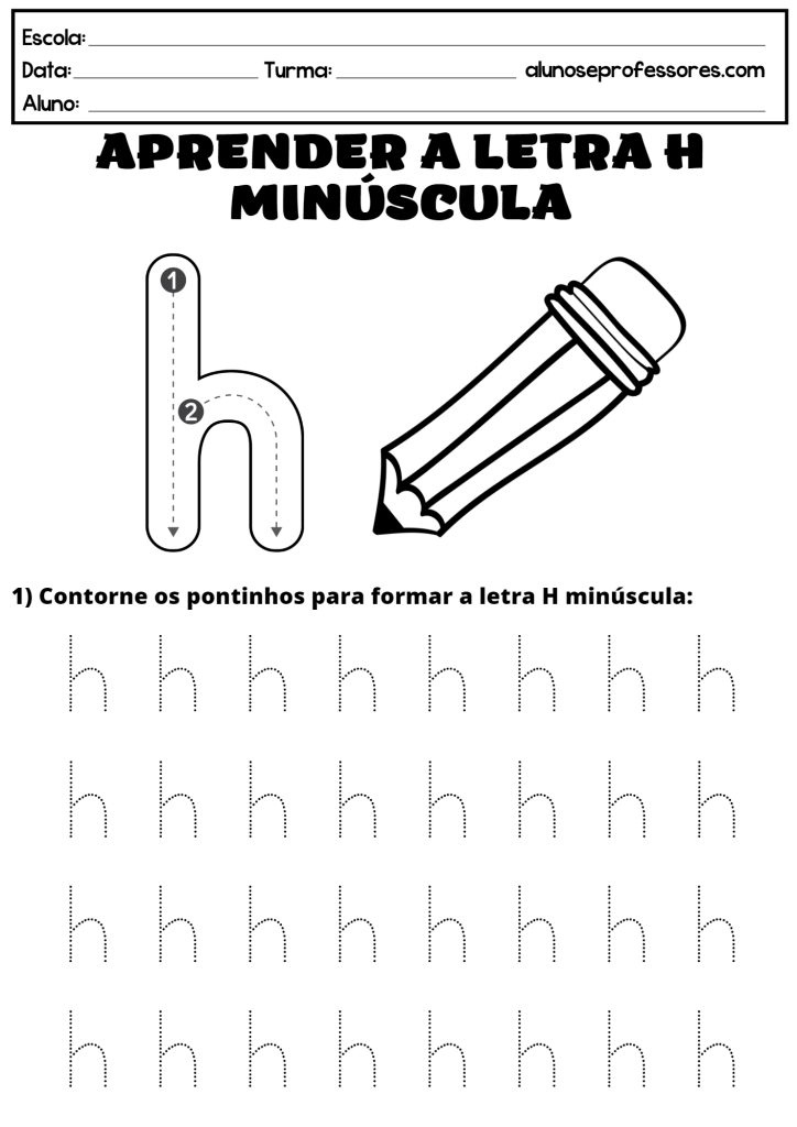palavras com h para imprimir