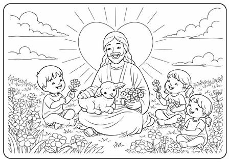 imagens de jesus para colorir
