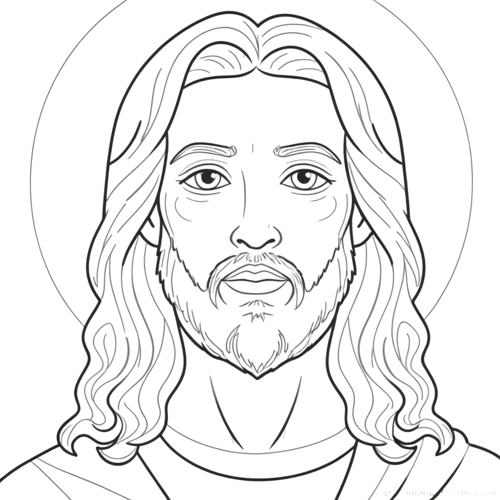 melhores imagens de jesus para colorir para crianças