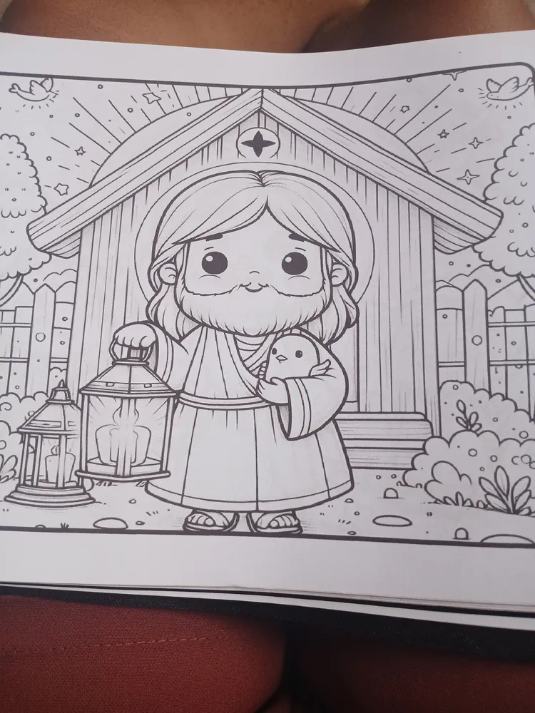 imagens de jesus para colorir