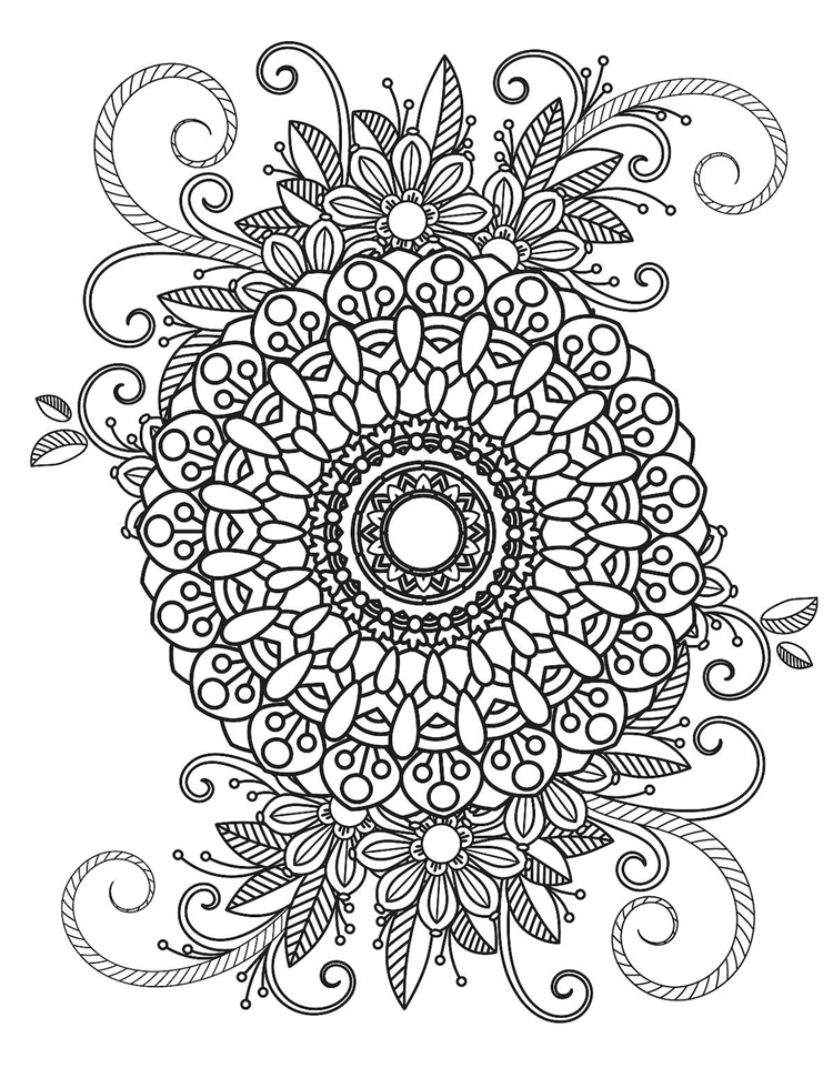 mandala para colorir grátis
