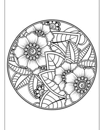 como colorir mandalas