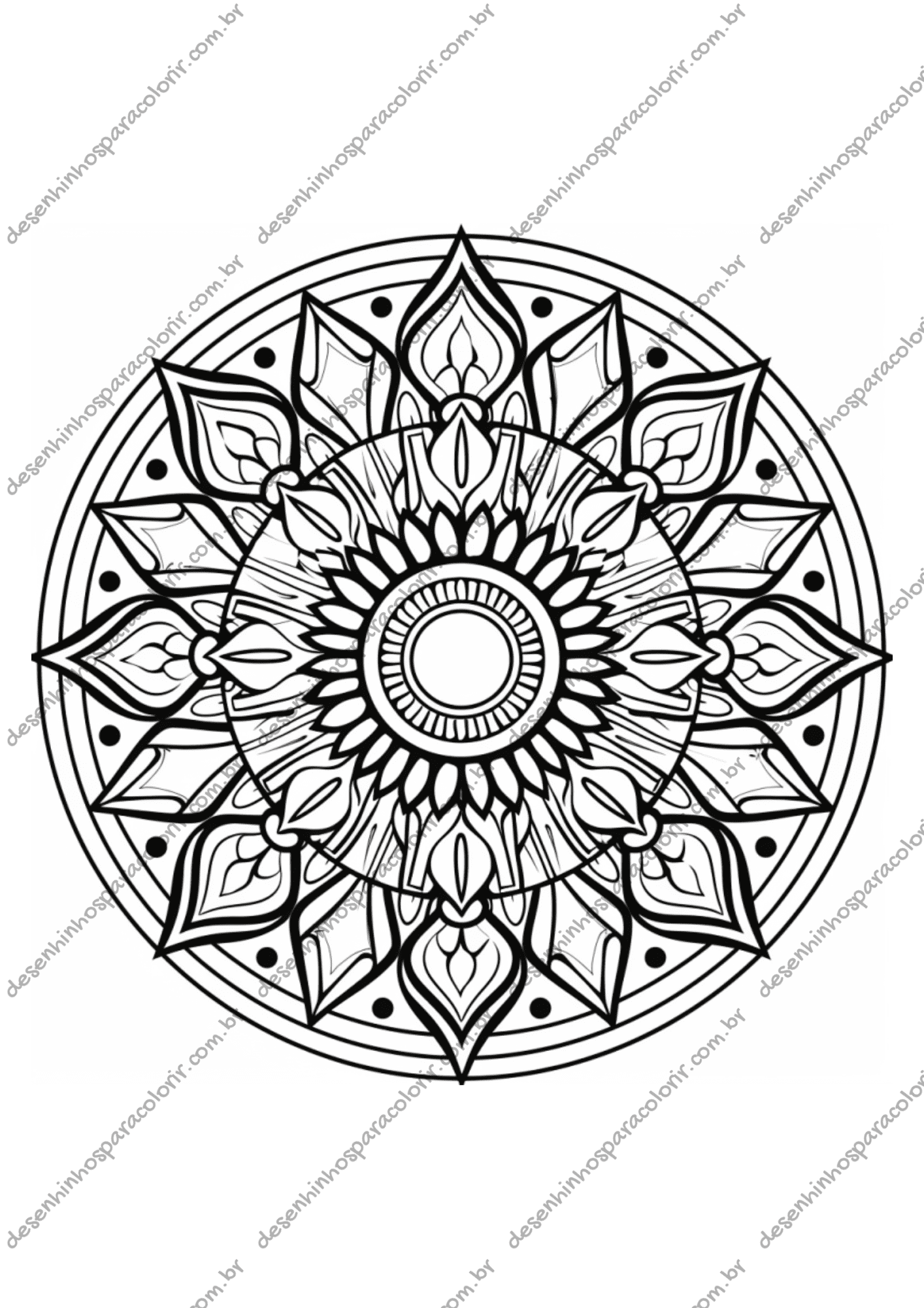 mandala para ansiedade e estresse