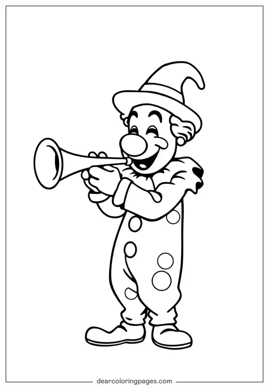 desenhos de palhaço para imprimir A4