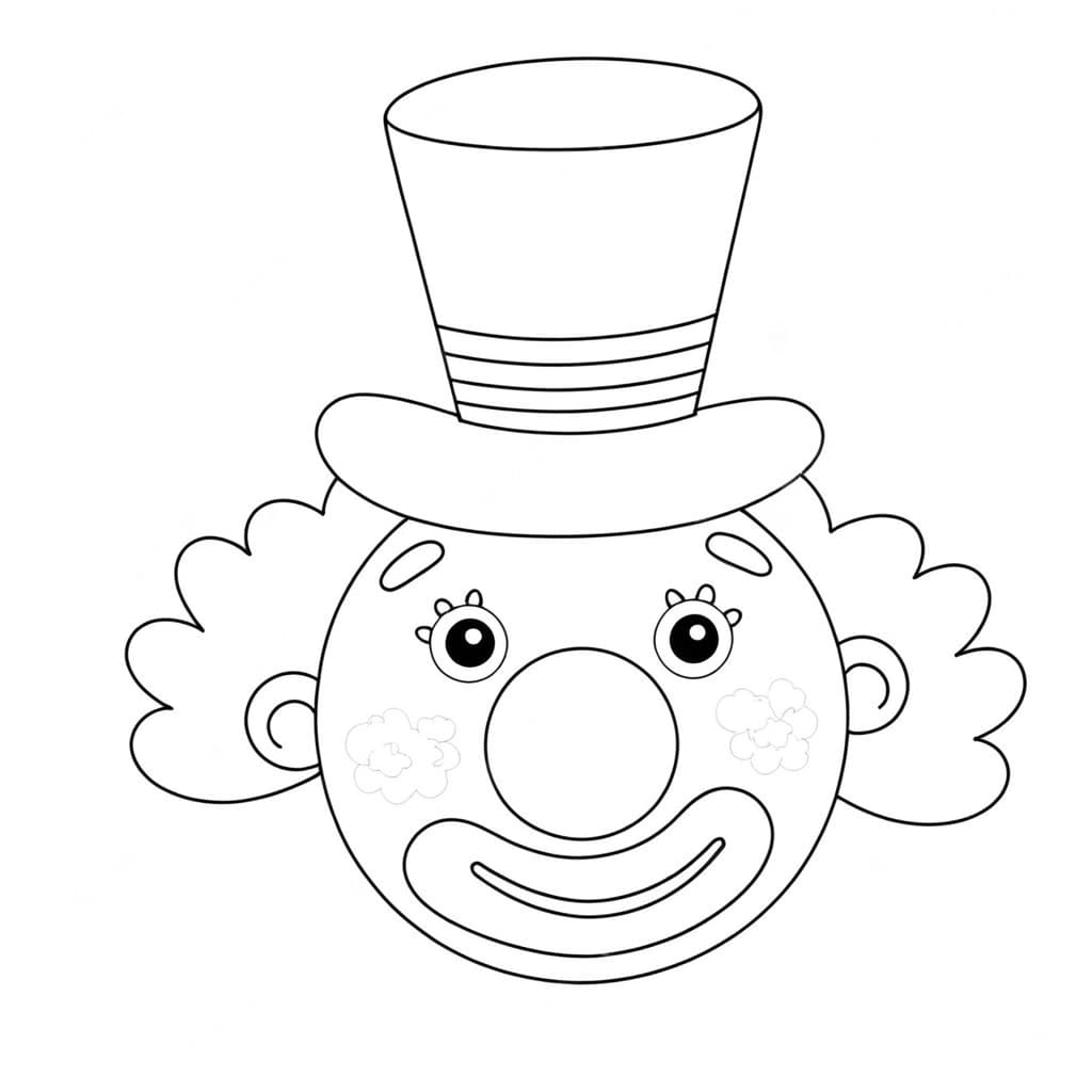 desenhos de palhaço para crianças