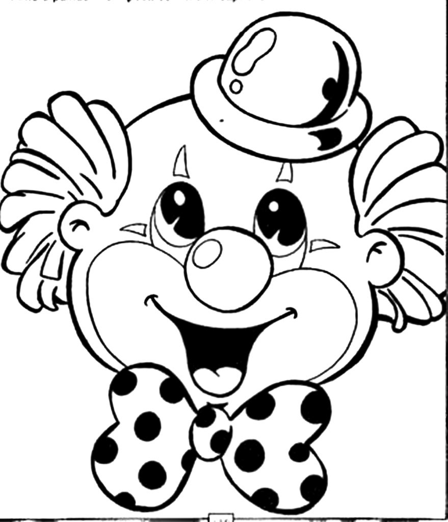 desenhos de palhaço para imprimir A4