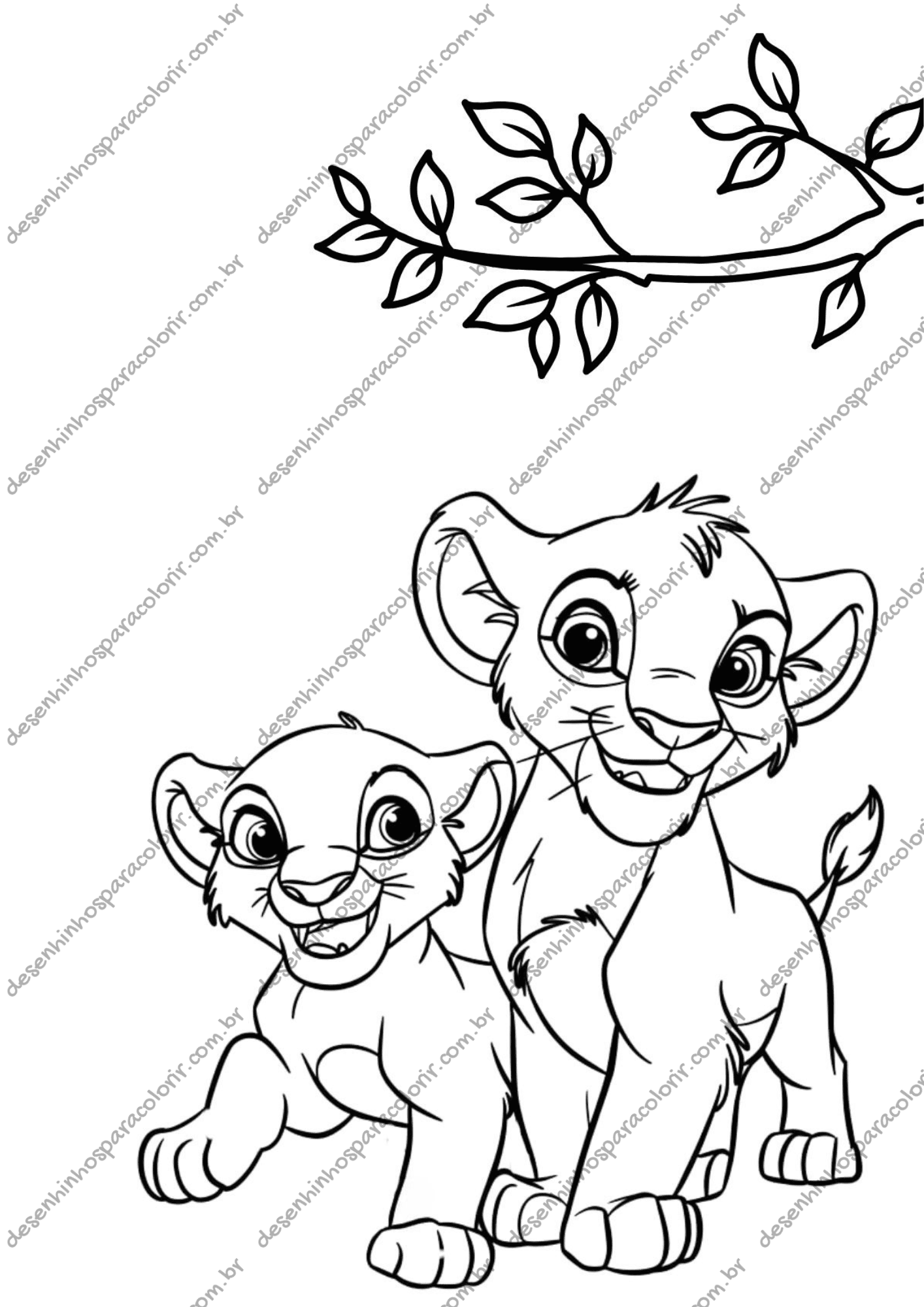páginas para colorir