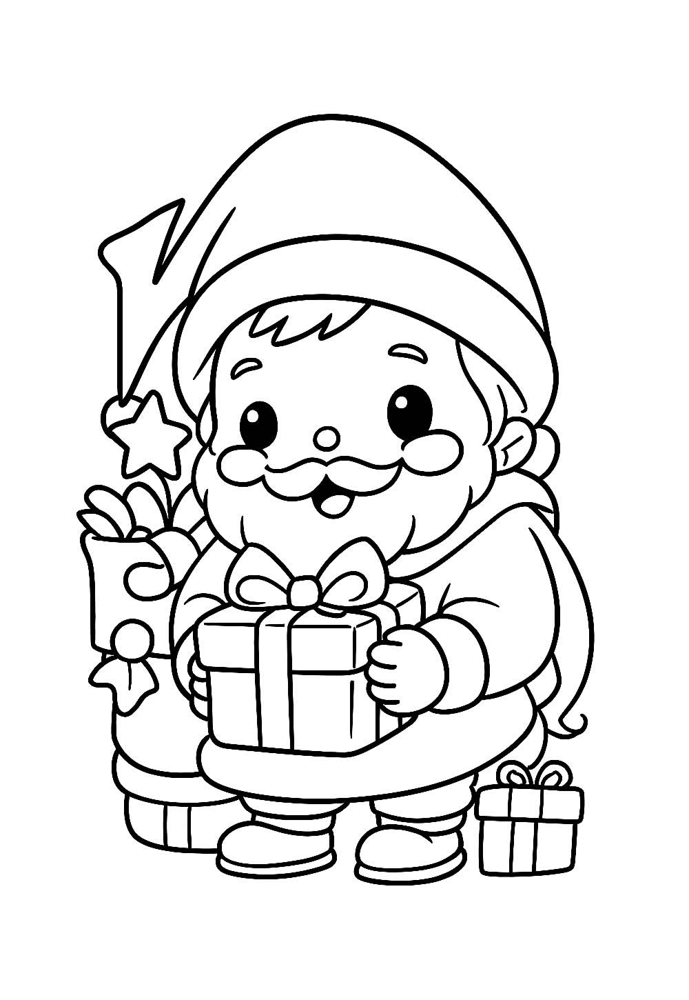 colorir natal infantil