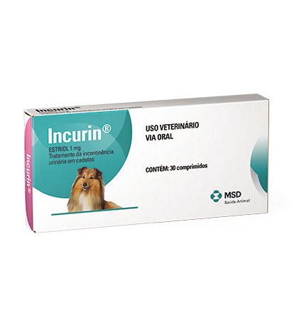 incontinência urinária em cães