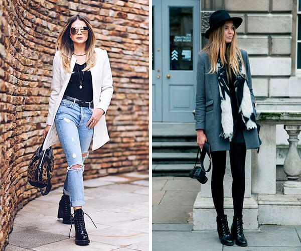 ideias de looks inverno com bota cano curto