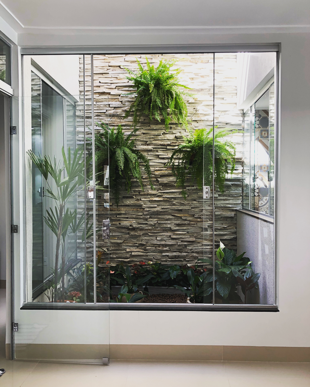 ideias de jardim de inverno no quarto pequeno