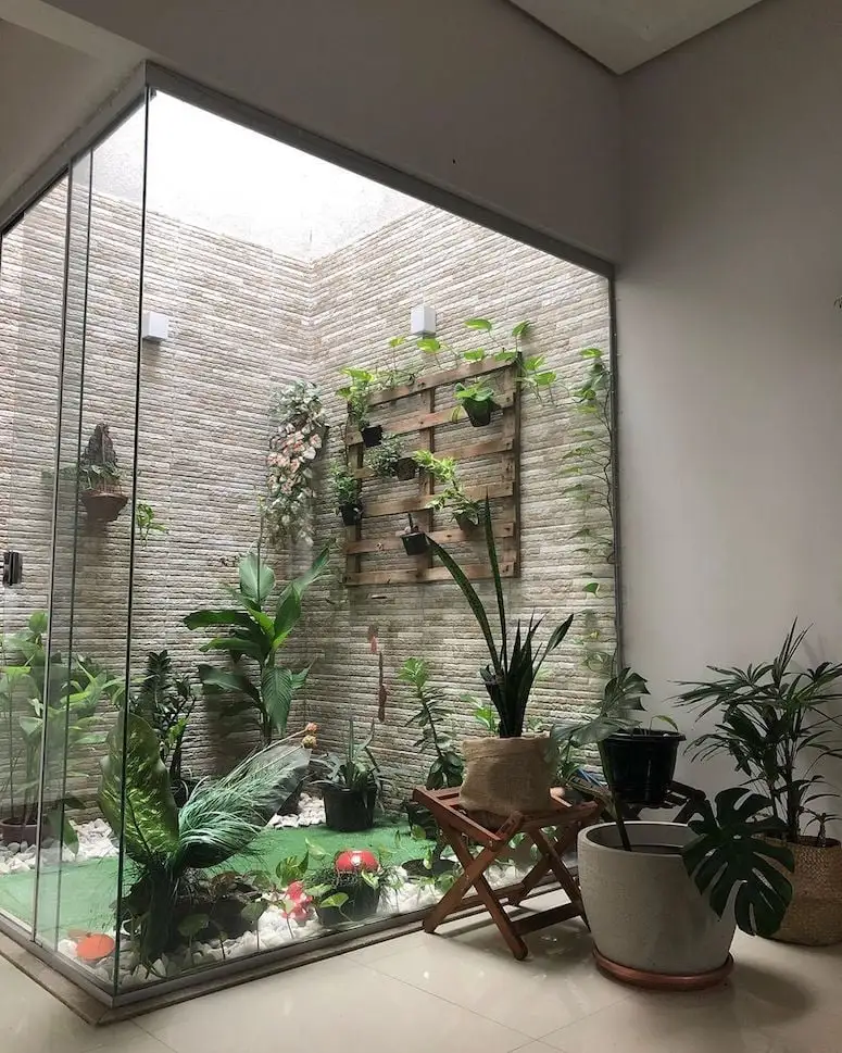 jardim de inverno no quarto