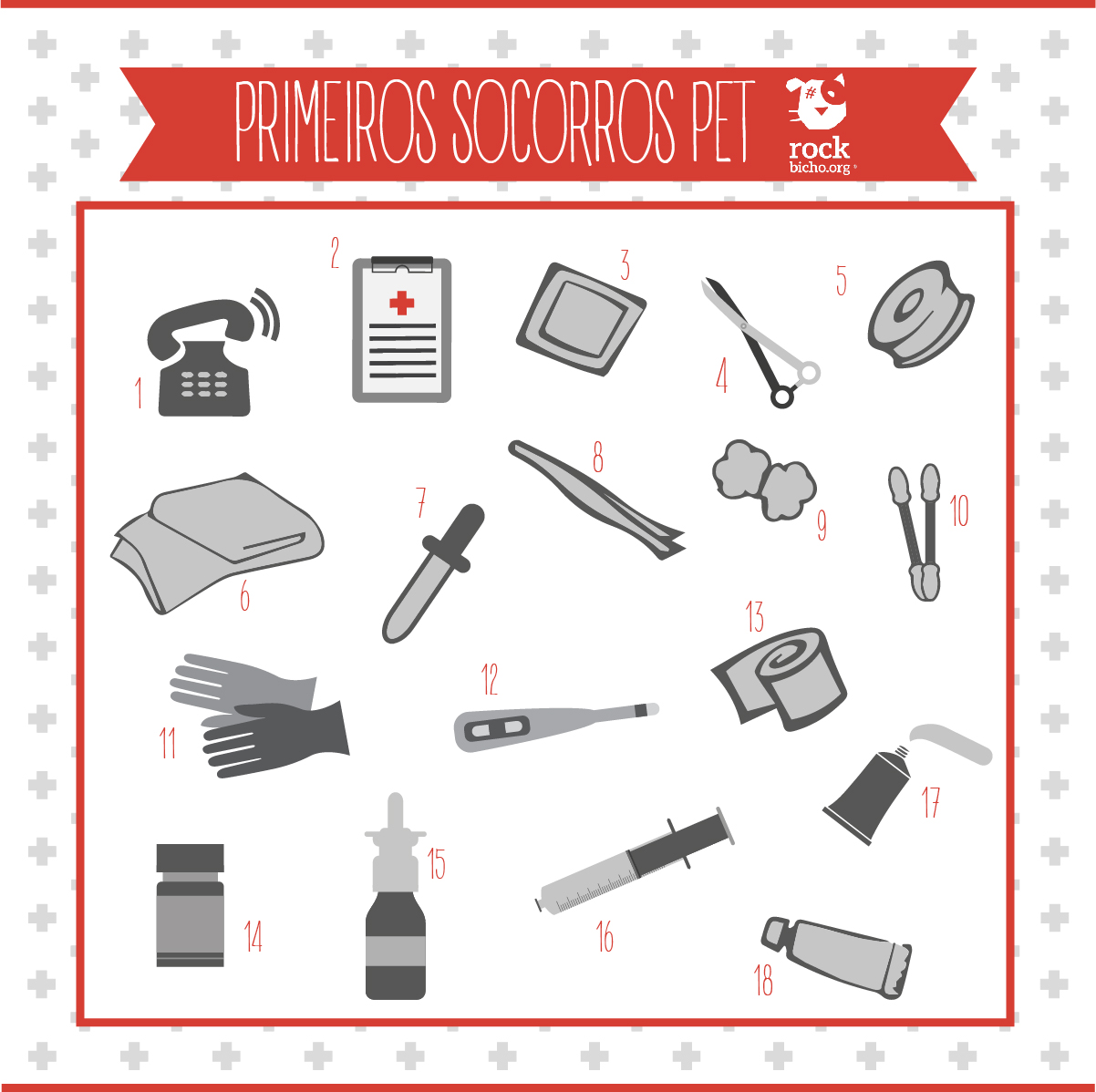 montar kit emergência pet