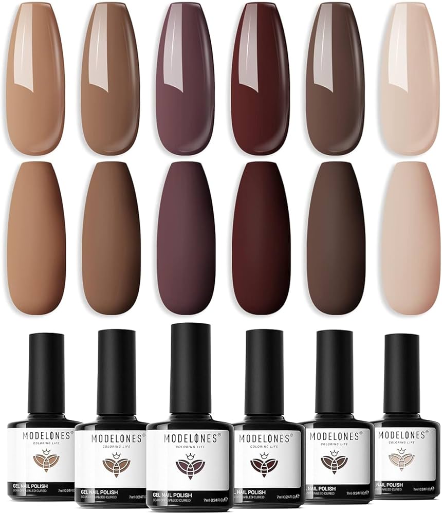 melhores kits esmalte marrom escuro para unhas elegantes