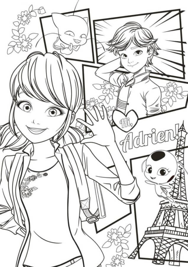 ladybug para colorir