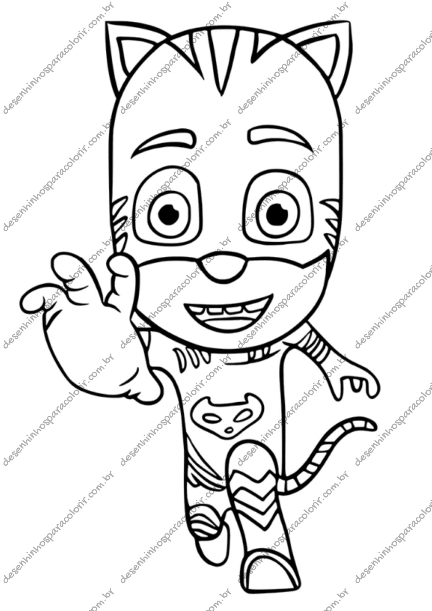 pj masks desenhos para imprimir