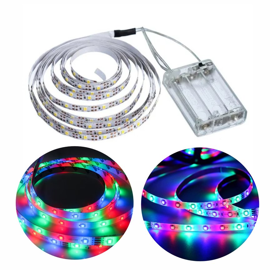 luz led amarela quente