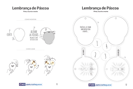 lembrancinha pascoa religiosa barata catequese