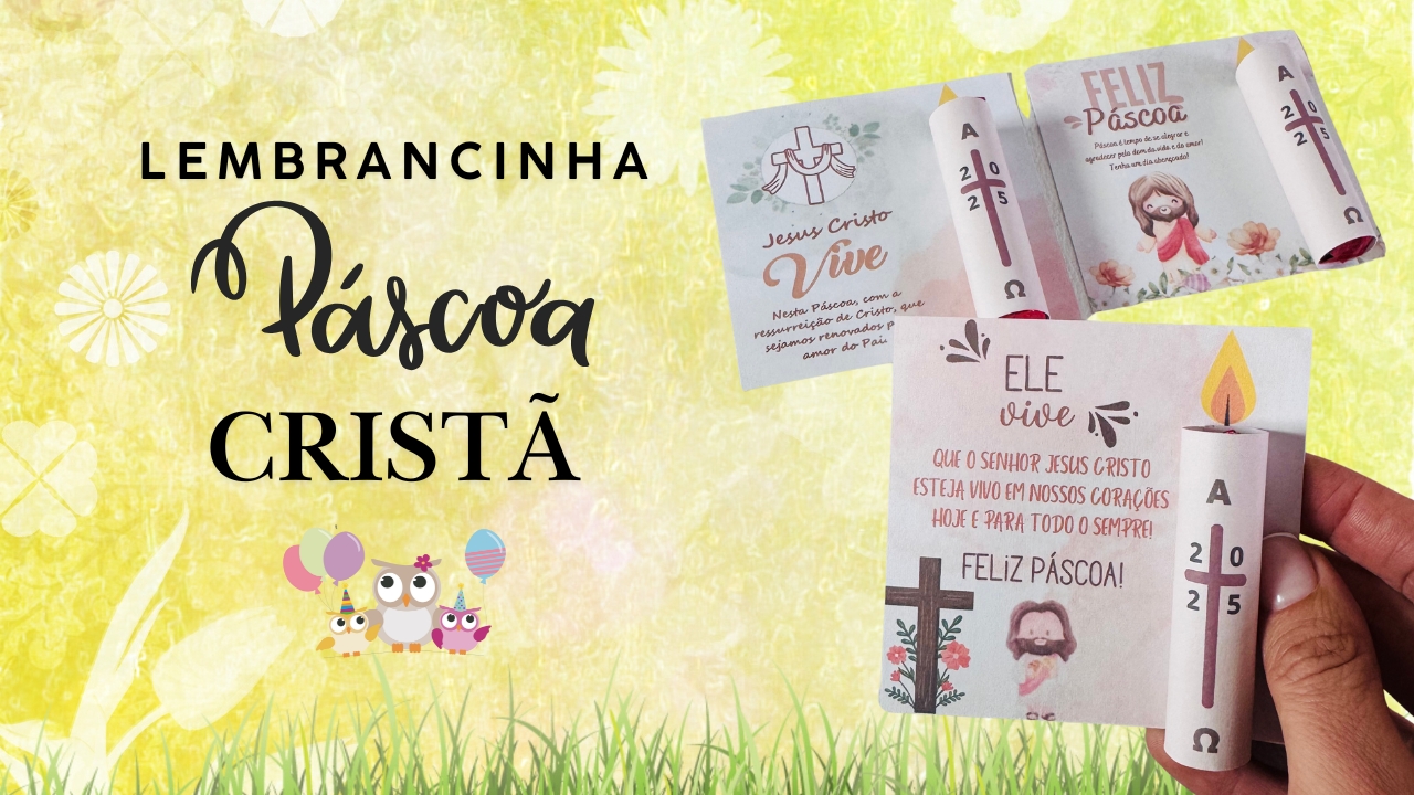 lembrancinha pascoa religiosa barata catequese