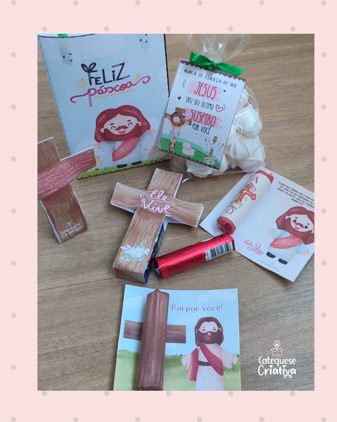 ideias criativas lembrancinha pascoa catequese
